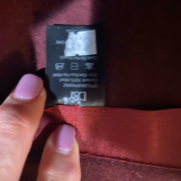 D&Y Maroon Wool Derby Hat One Size - Picture 3 of 3